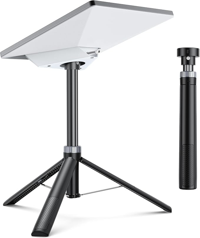 Starlink Mini Tripod Stand Mount for All Starlink Mini Models | Portable Starlink Mini Tripod Stand Mount with Aluminum Tripod Adapter for RV, Camping, Outdoor Setups by XMoving%E2%80%AF%E2%80%93%E2%80%AFBuilt%E2%80%AFto%E2%80%AFMove