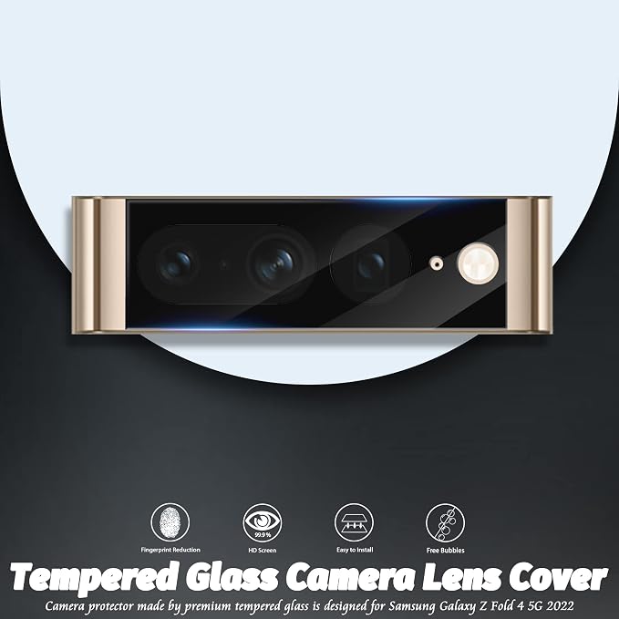 Orzero (3 Pack) Camera Lens Protector Compatible for Google Pixel 7 Pro 5G 6.7 inch, Protector de Cámera Tempered Glass 9 Hardness HD Anti-Scratch Case Friendly Does not Affect Night Shots - Image 6