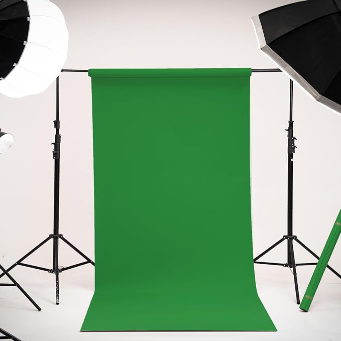 Kate Seamless Paper Backdrop for Photography Green Photo Backdrop Paper Roll (53''x32.8' Stinger) - Image 2