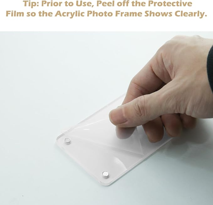 4Pcs Acrylic Magnetic Personalized Photo Holder, Car Accessories Car Photo Holder Car Visor Clip, Personalized Car Picture Frame, Suitable for Adding Family or Personal Photos - Image 5