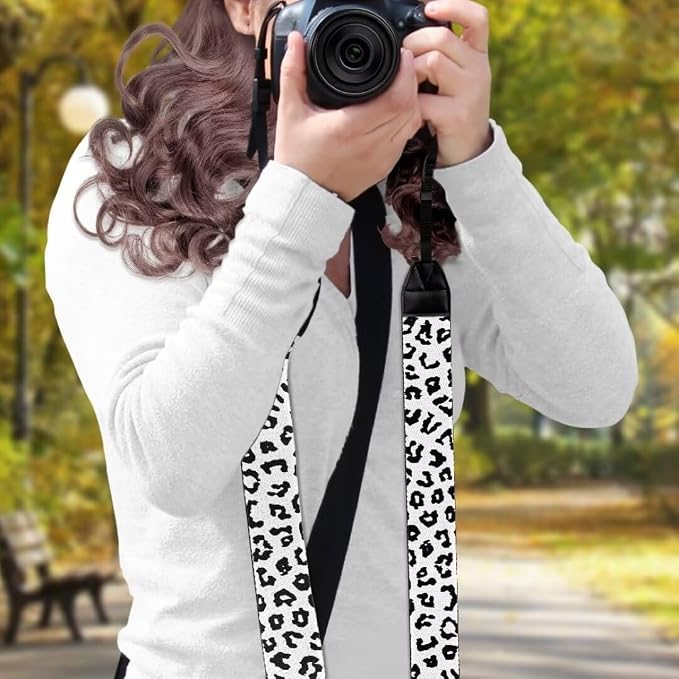 Coldinair Black Adjustable Camera Strap Universal Neck & Shoulder Soft Padded Strap for All DSLR Cameras,Binoculars - Image 3