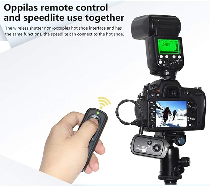 Pixel 2.4GHz Wireless Remote Shutter Release UC1 Camera Remote for Olympus | Remote shutter for Olympus RM-UC1,control four shutter release modes, 262ft, Pro Anti-Shake, 2 in 1(wireless & wired) - Image 3