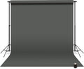 Denny Mfg Seamless Paper Backdrop for Photoshoot, Dark Grey, 53 in x 36 ft | Photoshoot backdrop, Matte Finish for Portraits, Product Photos and Video Shoots, with Free Roll Gaffer Tape (2 in x 13 ft) by DennyManufacturing