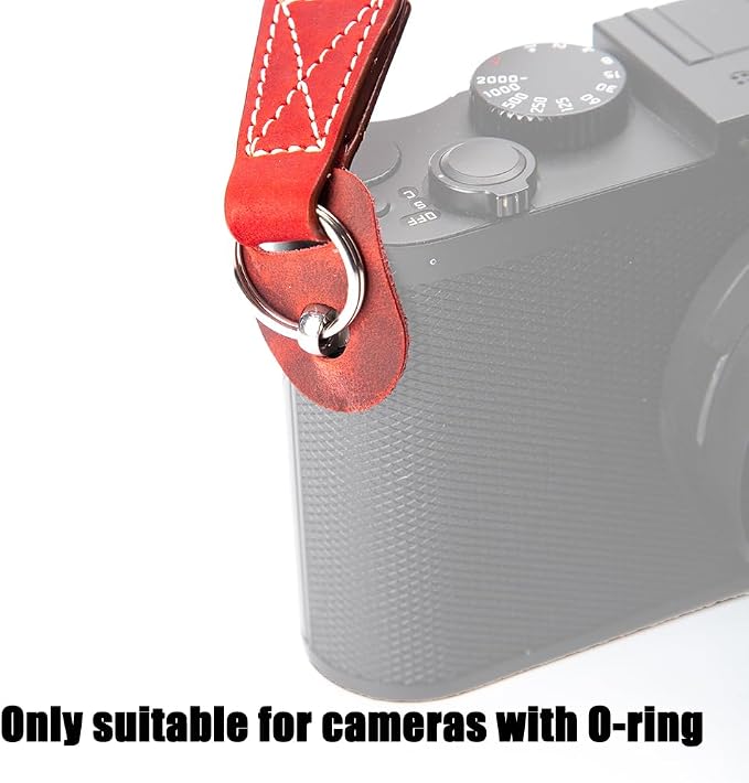Vintage Minimalist Genuine Leather Camera Strap Crazy Horse Leather Shoulder Strap For DSLR For Fuji For Nikon For LEICA - Image 7