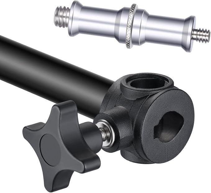 Neewer Wall Mounting Boom Arm 15-23.6 inches/38-60 Centimeters Adjustable Length with 1/4 inch to 3/8 inch Universal Adapter for Photo Studio Video Light, Monolights Photography - Image 7