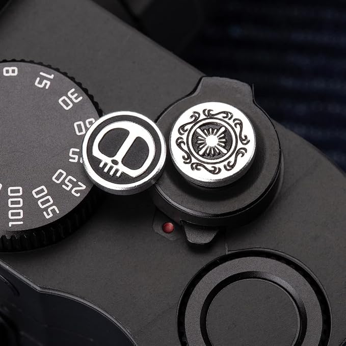 Camera Shutter Button Compatible with FUJIFILM X-T5 X-T4 X-T20 X-T30 X-T200 X-PRO2 ，,Soft Release Button for laica M9 (Skeleton Boat Rudder) - Image 4