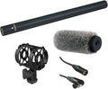 Rode NTG3 Precision RF-Biased Shotgun Microphone with WSS-2018 Professional Windshield, Universal Shock Mount and XLR M to Angled XLR F Microphone Cable -1.5' by R%C3%98DE