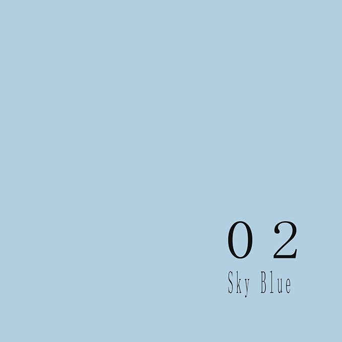 Huamei Seamless Photography Background Paper, Photo Backdrop Paper 53-Inches Wide x 16-Feet, (4.4x16 Feet, #02 Sky Blue) - Image 2