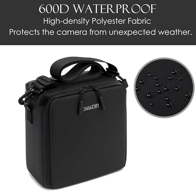 Mini SLR Camera Insert Bag,Shockproof &Pressure-proof Dual Opening Camera Lens Cube Case Bag,Digital DSLR Mirrorless Cameras Accessories Storage Pouch Compatible for Canon,Sony,Fuji (XXS Gray) - Image 2