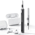 Hyashee Cleaner Kit for Airpods Pro 1 2 3 Multi-Function Cleaning Pen with Soft Brush Flocking Sponge for Bluetooth Earphones Case Cleaning Tools Black by HyasheeDesignforElectronics