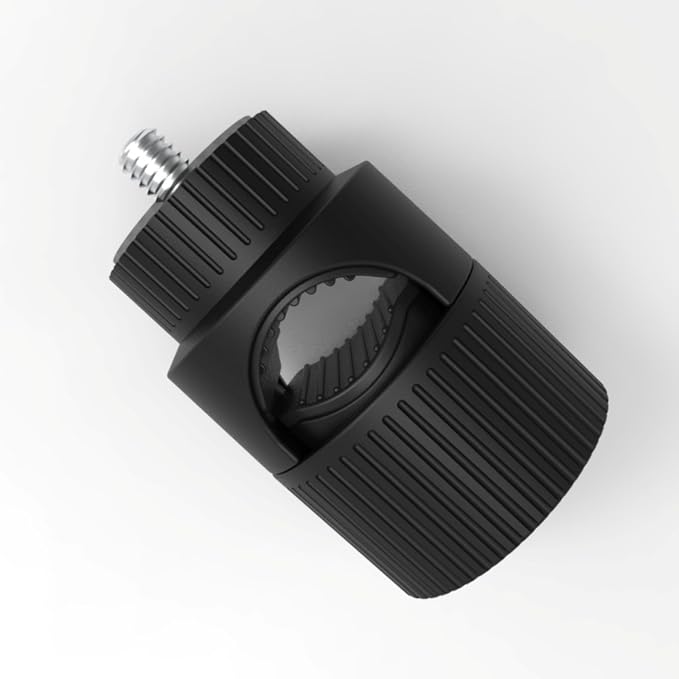 Plastics Round Tube Clamp with 1/4 Inch Screw for Camera Phone Mount Tripods Stand 12mm to 23mm Diameter Plastics Pipe Clamp Base - Image 9