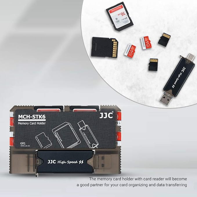 Micro SD Card Holder and SD Card Case, Memory Card Storage Organizer with USB Reader (Type C USB 3.0 Micro 2.0) for Micro SD, Micro SDHC, Micro SDXC,SD, SDHC, SDXC, MMC, RS MMC Card - Image 7