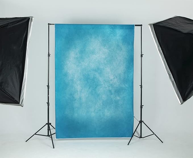 Kate 1.5x2.2m Blue Portrait Backdrops Abstract Blue Photography Backgrounds Vintage Backdrops - Image 3