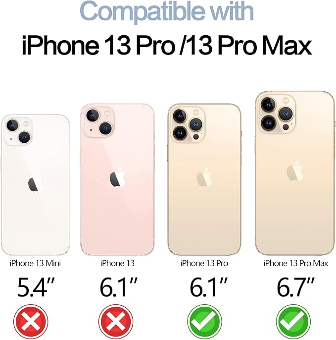 YWXTW [Upgraded Camera Lens Protector for iPhone 13 Pro Max 6.7 Inch/iPhone 13 Pro 6.1 Inch, [Keep Original Camera] [Installation Frame] Tempered Glass Camera Lens Cover, 1 Set - Image 2