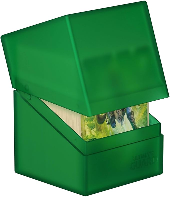 Ultimate Guard Boulder 100+ Classic, Deck Case for 100 Double-Sleeved TCG Cards, Emerald, Secure & Durable Storage for Trading Card Games, Soft-Touch Finish - Image 2