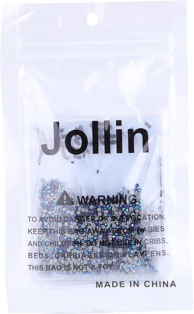 Jollin Hotfix Rhinestones Flatback Crystal Gems 2mm SS6, Jet AB | 2880pcs Hot Fix Crystals Glass Rhinestones for Bedazzling, Crafting, Clothes, Shoes & Accessories DIY Decoration - Image 7