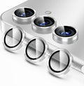 Korecase Galaxy S25 Camera Lens Protector Clear | 9H Tempered Glass, Anti Scratch, Shockproof, Metal Ring by Korecase
