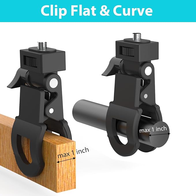 Selfie Light Clip Attachment Only, Ring Light Clip Adpater Replacement, Zoom Light Clip on Part for Phone iPhone Laptop Tripod Computer - Image 2