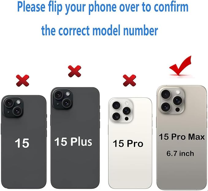 LEAFE for iPhone 15 Pro Max Camera Lens Replacement | 2 Set OEM Original Back Rear Camera Lens Glass Replacement Kit for iPhone 15 Pro Max with Pre-Installed Adhesive - Image 2