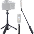 Llano 16"/40cm Action Camera Tripod for DJI Osmo Pocket 4/3, Insta360 X5 X4 X3, Gopro Hero13/12, Extendable Mini Tripod with 1/4'' Screw, Small Selfie Stick for Sony, Canon, 360° Ball Head, Black by TheHorizonofPossibility