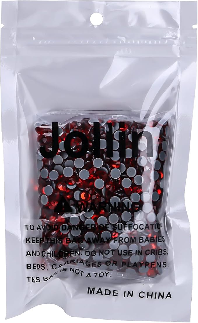 Jollin Hotfix Rhinestones Flatback Crystal Gems 4.8mm SS20, Red | 1440pcs Hot Fix Crystals Glass Rhinestones for Bedazzling, Crafting, Clothes, Shoes & Accessories DIY Decoration - Image 6