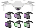 NEEWER 6 Pack ND Filter Set Compatible with DJI Mini 4K/2/Mavic/SE/2 SE | Drone Lens Accessories, Snap on, CPL, UV, Neutral Density Filters, ND4/8/16/32, Multi Coated HD Glass, Gimbal Safe, FL-B31 by Neewer