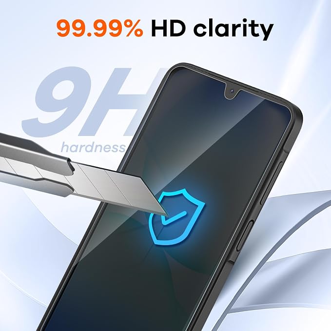 3+3 for Samsung Galaxy A17 5G Privacy Screen Protector Camera Protector | 9H Tempered Glass Cell Phone Protector Camera Lens Protector - Image 5