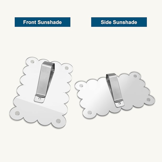Car Sun Visor Photo Holder, Universal Magnetic Photo Car Visor Clip, Decorate Your Car Visor Picture Clip with Personality(Transparent Wave, 2.4x3.5) - Image 7