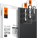 Spigen Camera Lens Protector for Galaxy S24 Ultra - Titanium Black [2 Pack] | GlasTR EZ Fit Optik Pro, 9H+ Tempered glass, Scratch resistant, Original photo quality, Auto-align tray, Case-friendly by Unknown