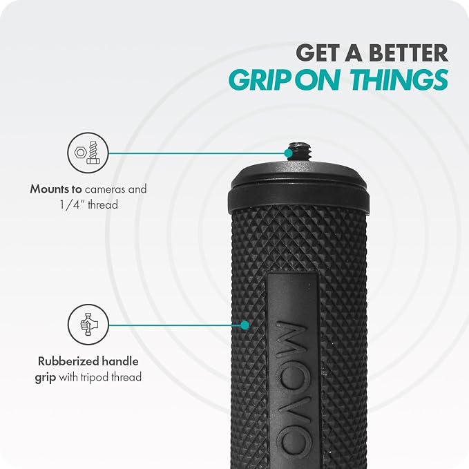Movo SM6H Ultraflex Premium Shockmount for Shotgun Microphones with Grip Handle – Compatible with Rode NTG Series, Sennheiser MKE600, Audio-Technica AT875R, and More - Image 5
