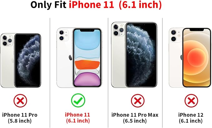 Cute Burgundy Cheetah Print Phone Case for iPhone 11 6.1" | Aesthetic Leopard Pattern Design Cover Full Camera Lens Protective Shockproof Soft Slim TPU Funda for Women Girls - Image 2