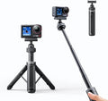 llano 16" Magnetic Action Camera Tripod for DJI Osmo Action 5 pro/4/3, Osmo 360, Extendable Mini Tripod with Magsafe Quick Release Adapter, 360° Ball Head, Small Selfie Stick, Lightweight, Black by TheHorizonofPossibility