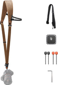 PGYTECH Brown Camera Strap Pro, Single Camera Harness w Underarm Strap | Professional Camera Shoulder Strap Crossbody w QR, Leather Ergonomic Padded Neck Strap for DSLR/Mirrorless for Photographers by PGYTECH-US