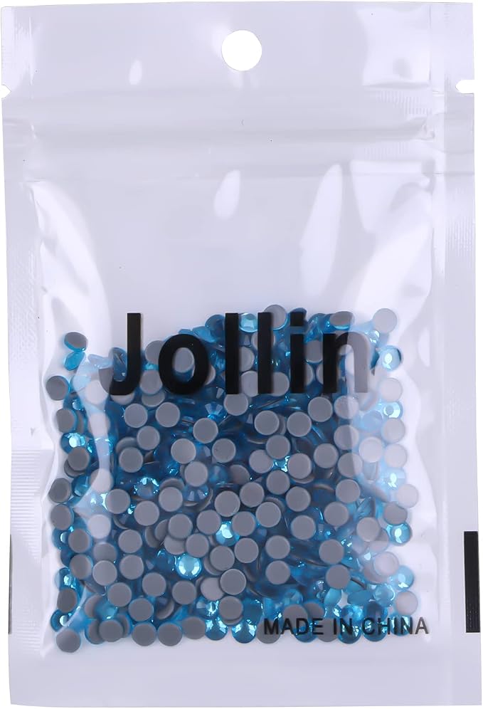 Jollin Hotfix Rhinestones Flatback Crystal 4mm SS16, Aquamarine | 576pcs Hot Fix Crystals Glass Rhinestones for Bedazzling, Crafting, Clothes, Shoes & Accessories DIY Decoration - Image 7