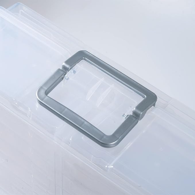 novelinks Photo Storage Box and 16 Inner 4" x 6" Photo Storage Containers | 1Pack Clear, Photo Albums 4x6 Pictures, Photo Organizers and Storage, Card Game Storage, Task Boxes for Special Education - Image 8