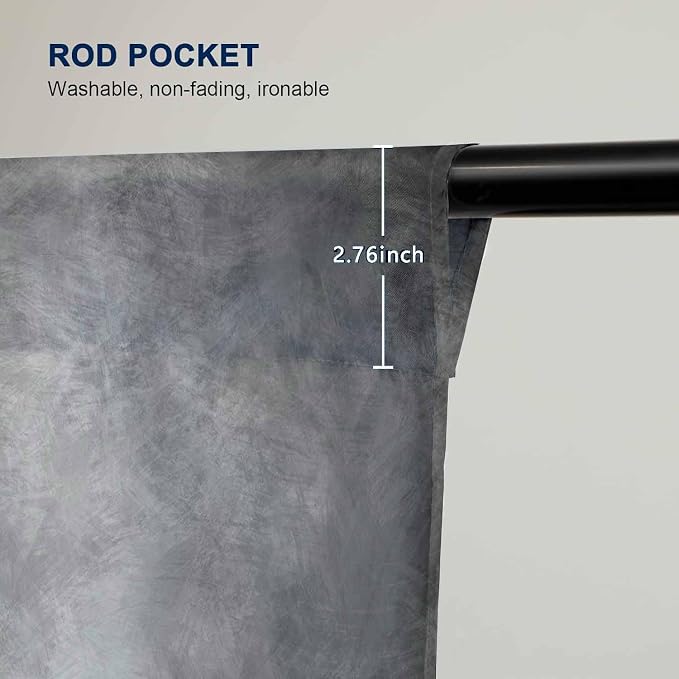 5x7ft Abstract Grey Backdrop for Photography Vintage Gray Photo Backdrop Portrait Photo Studio Prop Background for Photoshoot Photo Parties Video Studio Backdrops Prop - Image 5