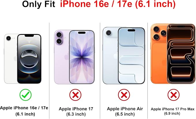 Cute Black Cheetah Print Phone Case for iPhone 16e / 17e 6.1" | Aesthetic Leopard Pattern Design Cover Full Camera Lens Protective Shockproof Soft Slim TPU Funda for Men Women Girls - Image 2
