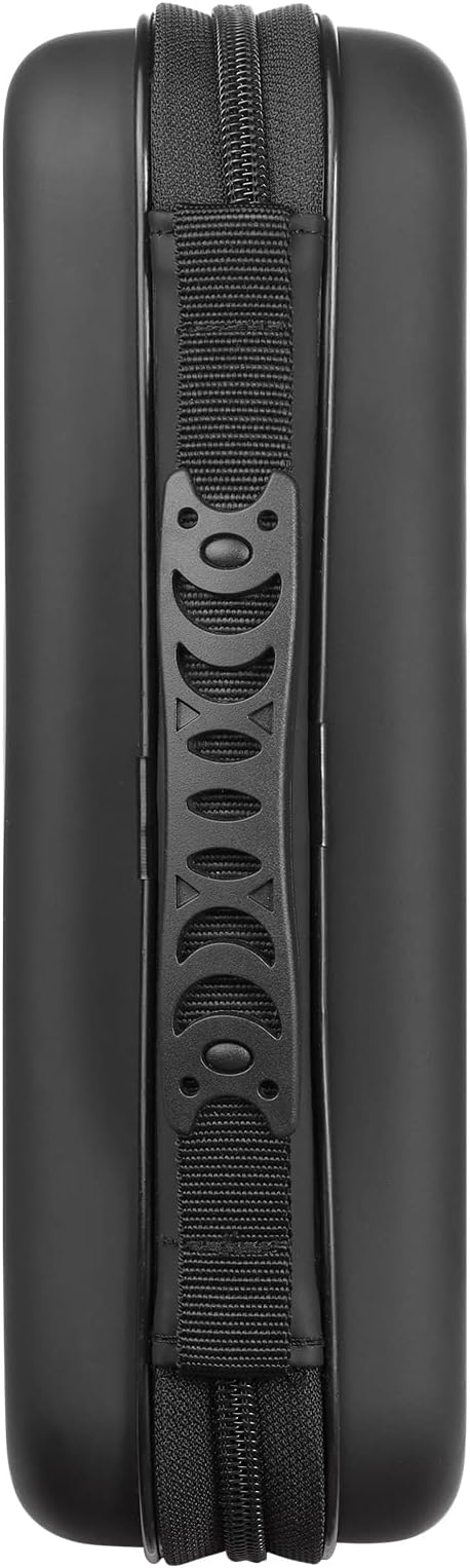 alavisxf xx CD Case, 192 Capacity Protective Zipper Disc Wallet for Car | EVA Shock-resistant, Double Zipper Closure, Portable Handle, DVD Storage Organizer, Anti-Slip Sleeves, for Home Office Travel - Image 6