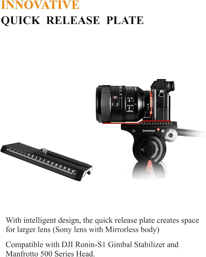 IFOOTAGE Cobra 3 Strike A150S+K5S Aluminum Camera Monopod 59" | Travel Monopod with Feet, 1/4" & 3/8" Quick Release Compatible with Sony Canon Nikon DSLR Camera, Payload 11lb - Image 6