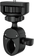 JJC Bike Pole Mount for Insta360 X5 X4 Air X3,with Ball Head | Handlebar Bike Pole Mount Clamp Mount,Lightweight ABS Crab Clamp for Round Pipe Tube Desk for DJI Osmo 360 Xtra 360 Gorpo Max by JJC