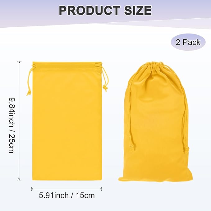 M METERXITY Ski Goggle Bag, Soft Microfiber Pouch Protective Storage Bags Case with Drawstring for Snow Goggles/Camera Lenses - Image 3