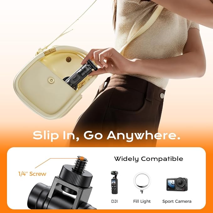 Magnetic Phone Tripod,51" Adjustable and Foldable Selfie Stick Tripod for iPhone with Remote,Strong Magnet Selfie Stick Stand for Traveling, Recording,Taking Selfies and Live Streaming - Image 8