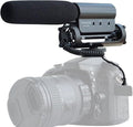 TAKSTAR SGC-598 3.5mm Cardioid Shotgun Microphone for Camera | Cardioid Condenser, +10dB Gain, 200Hz Low-Cut, Shock-Resistant by TAKSTAR