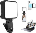 Ailight Magnetic Selfie Light for Phone, 2000mAh Portable Video Conference Lighting with Clip, CRI 98+ 2500K-9000K Rechargeable LED Video Light with Flip-Up Gimbal for Makeup, Photography & Recording by Ailight
