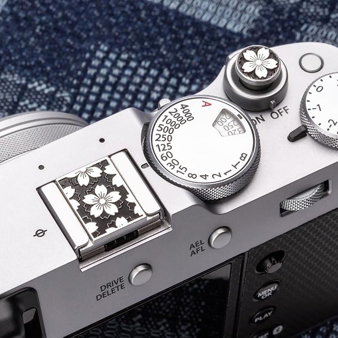 Camera Metal Hot Shoe Cover Shutter Buttons for FUJIFILM X100VI X100V XPro3 XPro2 XPro1 XT4 XT3 XT50 XT30 for NikonZF Z5 Z6 (Black-Set) - Image 6