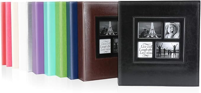 Ywlake Photo Album 4x6 500 Pockets Photos, Extra Large Capacity Family Wedding Picture Albums Holds 500 Horizontal and Vertical Photos Green - Image 8