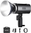 NEEWER MS150 LED Video Light with 2.4G/APP Control, 130W 5600K Studio Daylight Mini COB Continuous Output Lighting, 66800lux/1m, CRI 97+/TLCI 98+, 9 Effects, 0-100% PWM Dimming, Bowens Mount Adapter by Neewer