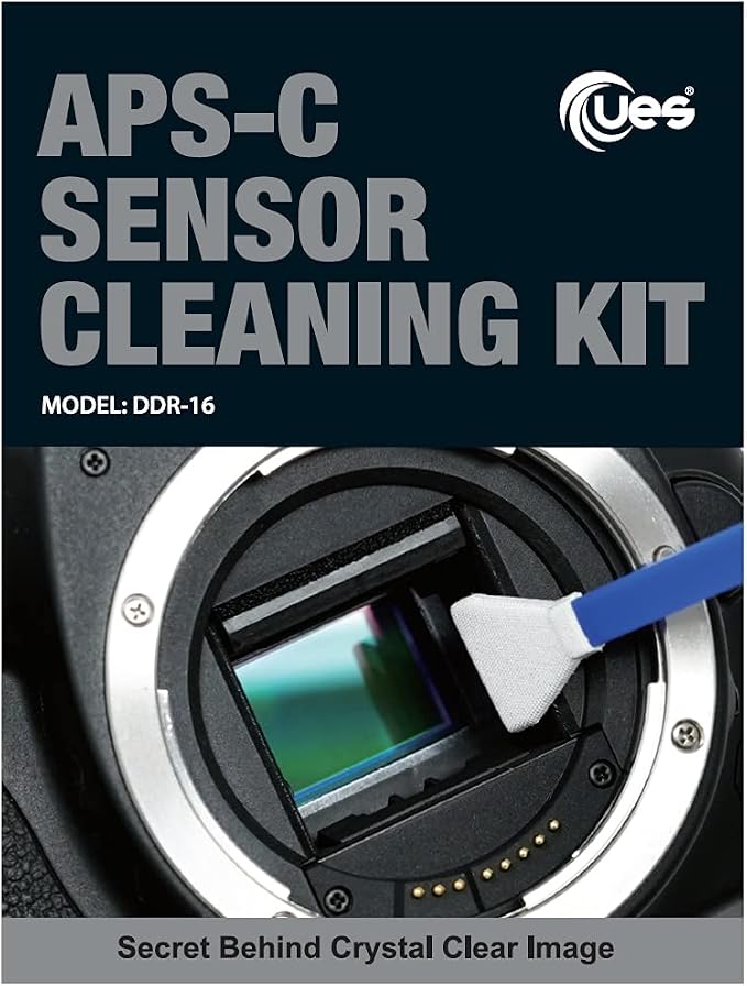 UES DDR16 APS-C Camera Sensor Cleaning Kit (12x16mm Swabs + 15ml Solution) | UES APS-C Camera Sensor Cleaning Set Compatible with Sony, Nikon, Canon Fujifilm DSLR & Mirrorless Digital Camera CCD & CMOS - Image 8