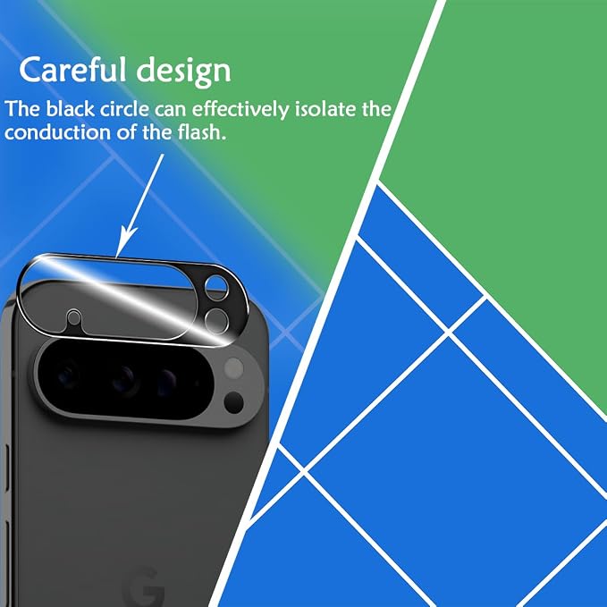 BIGFACE for Pixel 10 Pro Tempered Glass Screen Protector + Camera Lens Protector [ 2 + 2 Pack ][Fingerprint Unlock] [Anti-Scratch] [Case Friendly] Clear HD Protective Film for Google Pixel 10 Pro 5G - Image 4