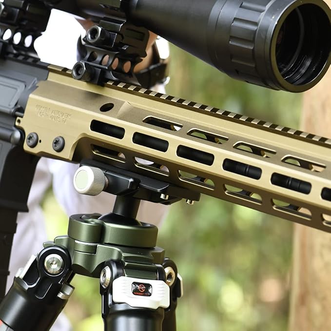 SHINEWEE Arca Dovetail Rail for M-LOK System – Quick-Release Tripod Mount Adapter | Compatible with Arca-Swiss/RRS Standards | Lightweight Aluminum Hunting Accessory | 2-Slot Interface - Image 7